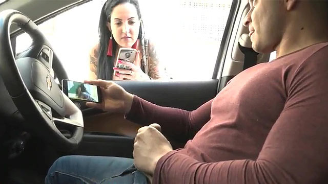 Traviesa brasileña metiéndose en una película XXX