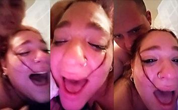 Virgen anal le entrega el culo a su padrastro y el dolor es brutal