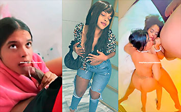 Dominicana Lina Soto Cantando en Tríos y Follando Lesbianas