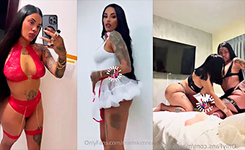 Mommy Kim agarrando mujeres y cantando con hombres en una compilación