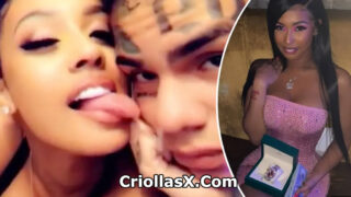 El Famoso 6ix9ine y su esposa Jade filman follando en casa