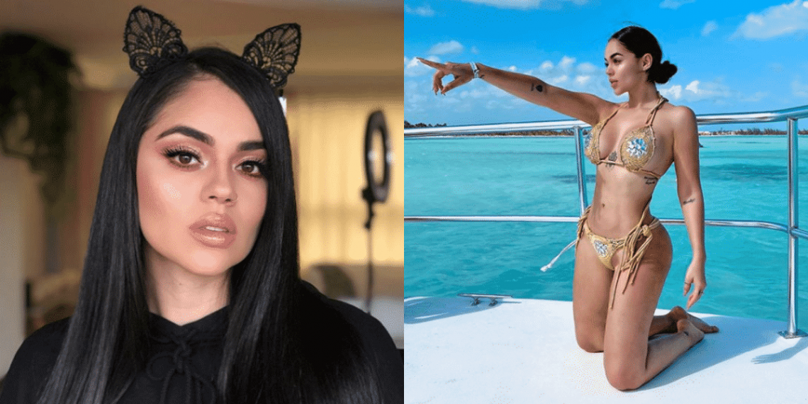 La confiada influencer colombiana muestra su pezón