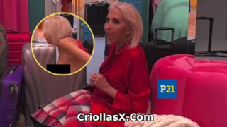 Laura Bozzo muestra sus pechos en reality