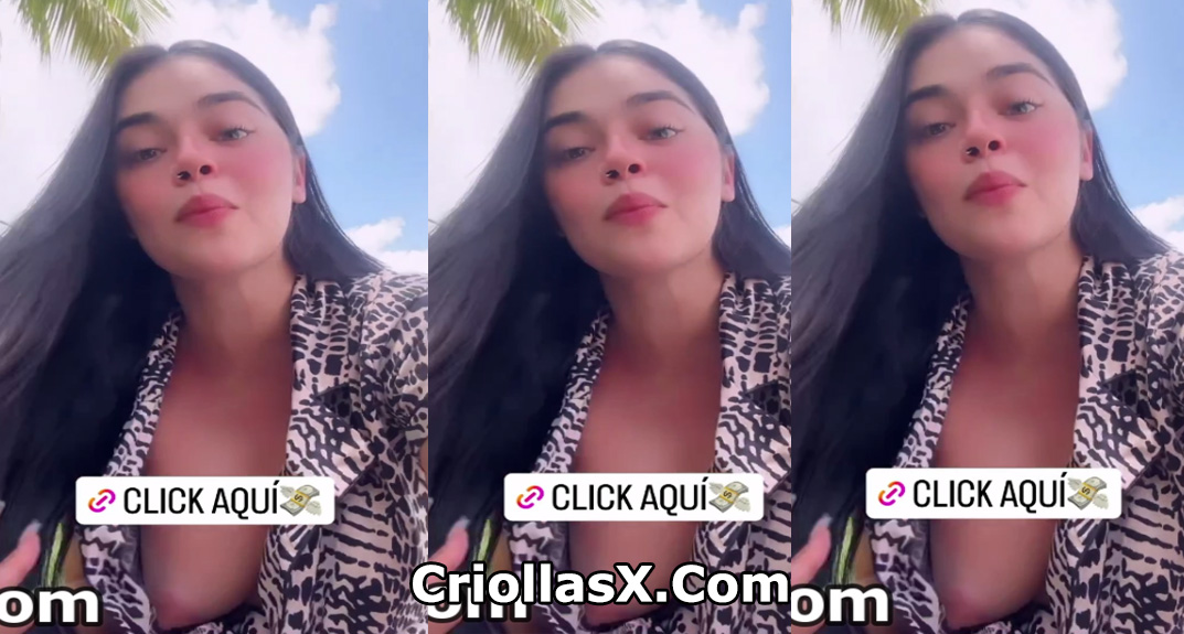 la_segura descuido muestra un pezón en la historia en telegram