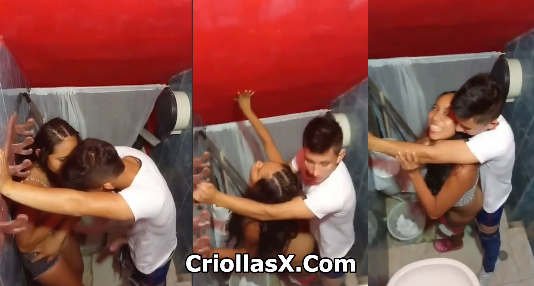 pareja borracha tiene sexo en un baño y los pillaron – porno criollo