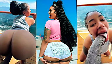 Kayla Otto follando en un yate con vistas al mar y una gran polla 😍