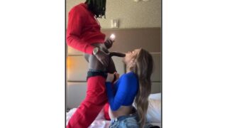 Se filtró el video de creampie de la BBC embarazada desnuda de Snowmarie69