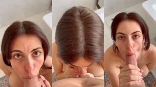 Alexa Pearl sexo oral casero