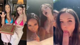 Dainty Wilder y Autumn Falls tienen relaciones sexuales con el repartidor de pizzas