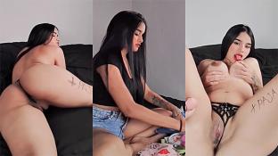 Hermoso y soltero latín masturbándose en un día lluvioso