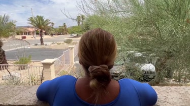 Jodidamente rico en el balcón