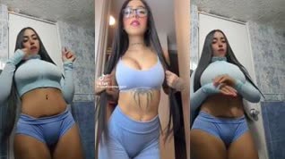 Tik Tok está ardiendo con estas chicas en Lycra sin bragas