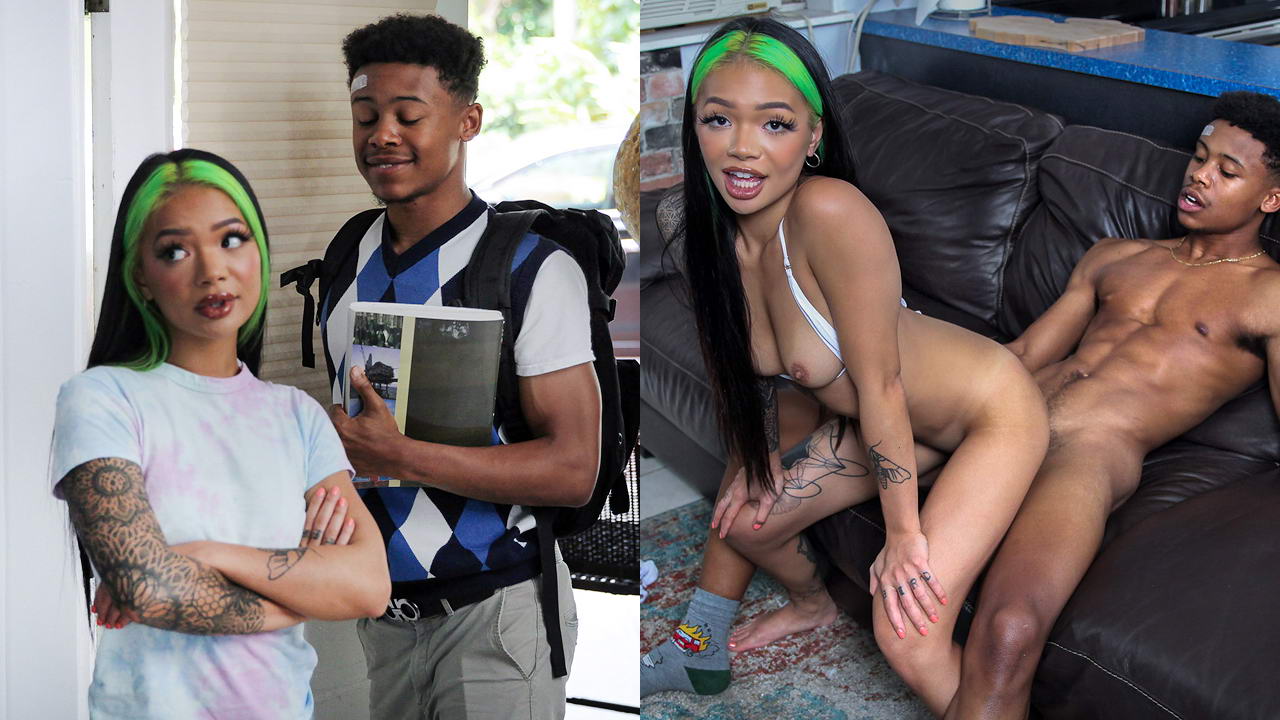 La nueva tutora de verano le llenó el coño de semen un par de veces