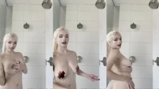 Lauren Burch burla de la ducha tetas solo fans video