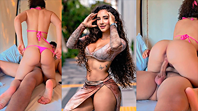 La puta de Keren Canelon singando muy duro con su chico