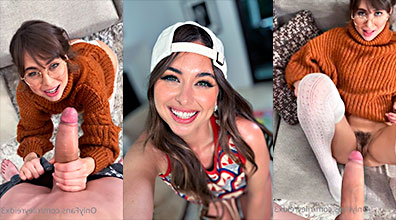 La zorra de Riley Reid devorando un enorme guebo blanco