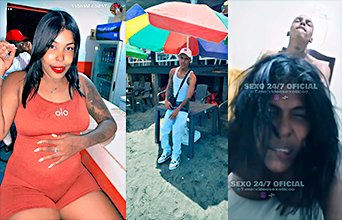 Yésica y José de pantoja singando intensamente